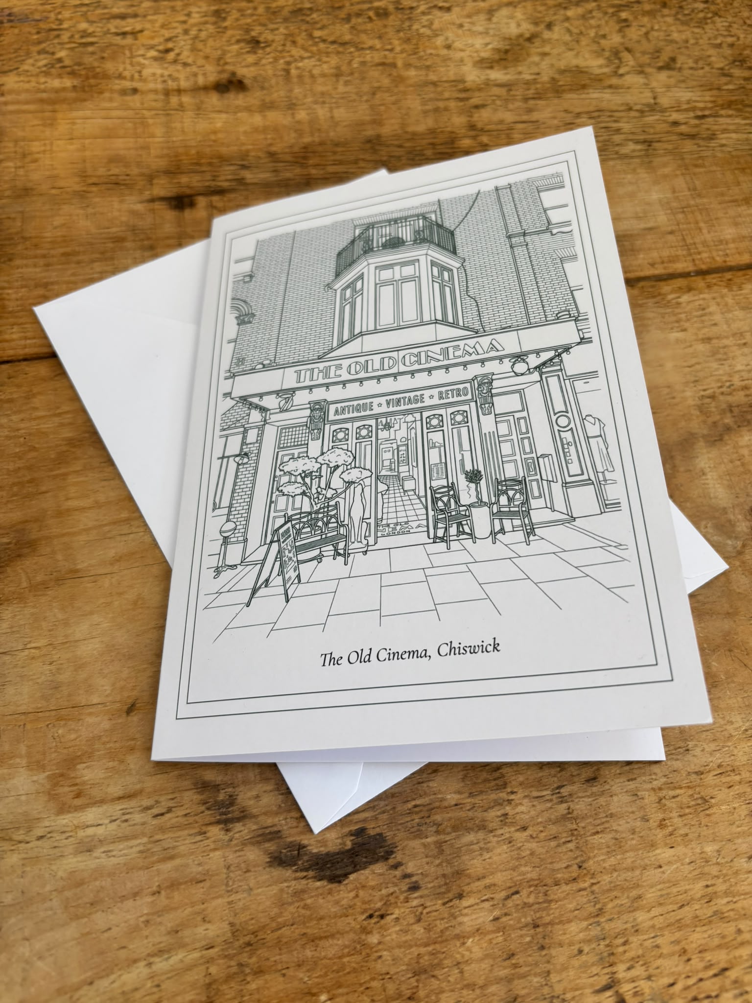 Personalised greeting card with envelope