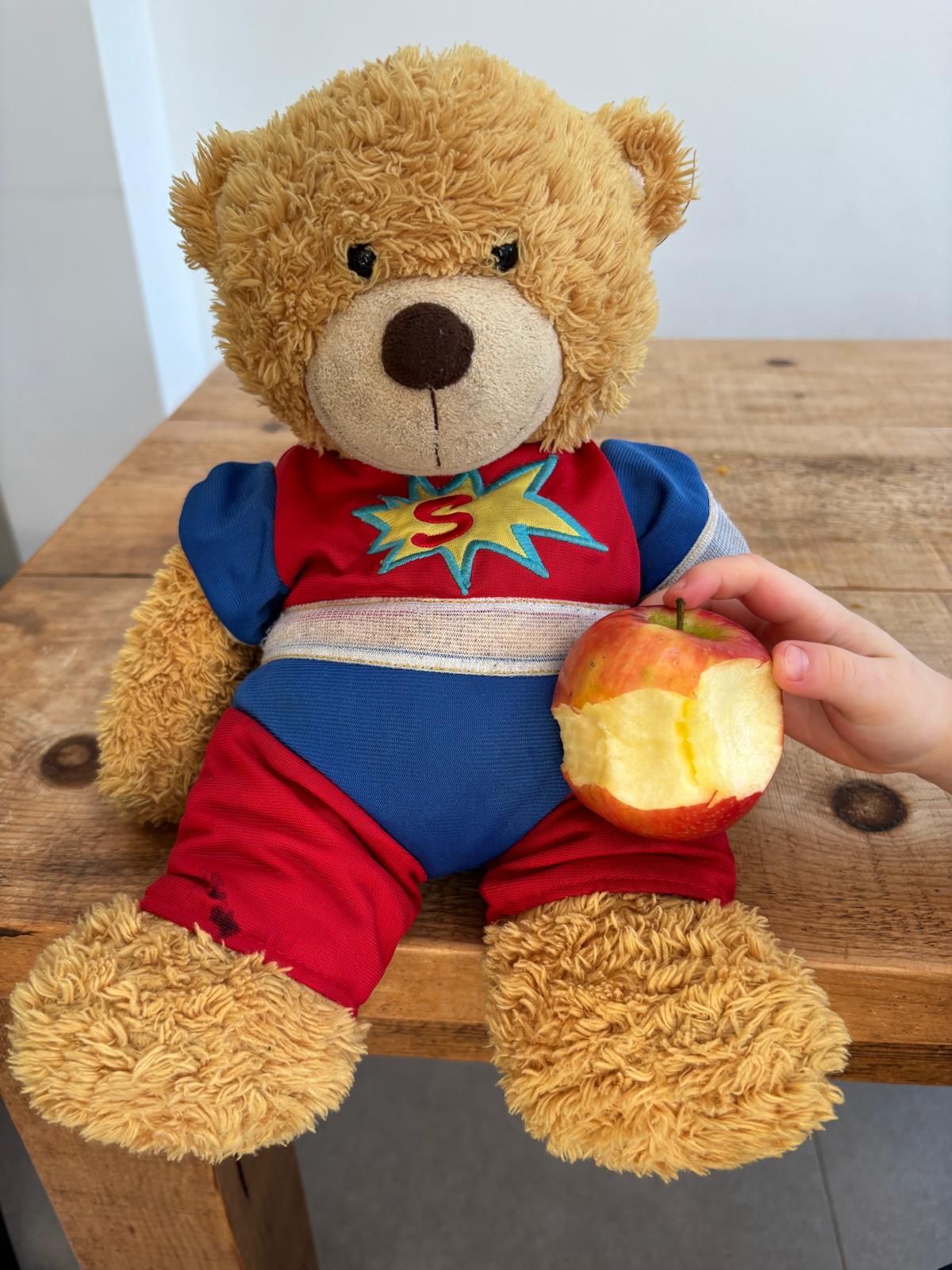 Original photo of teddy bear
